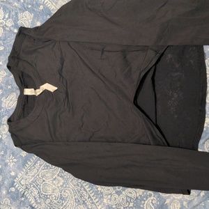 Lululemon long sleeve shirt with mesh detail size 2